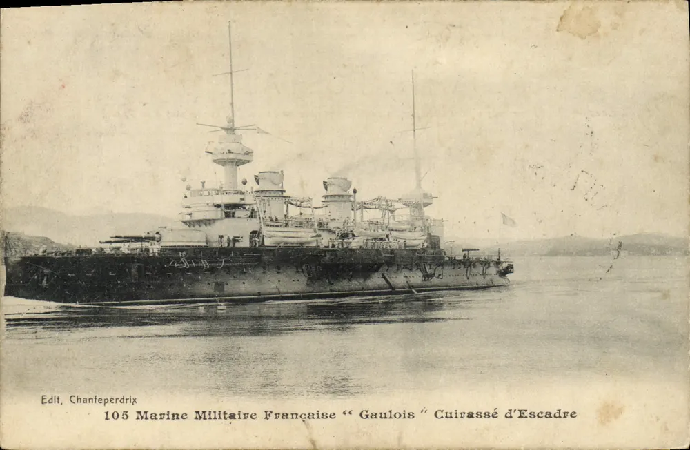 Schiff von Gaulois — Französische Marine — Edit. Chanteperridix n°105 - Vorderseite