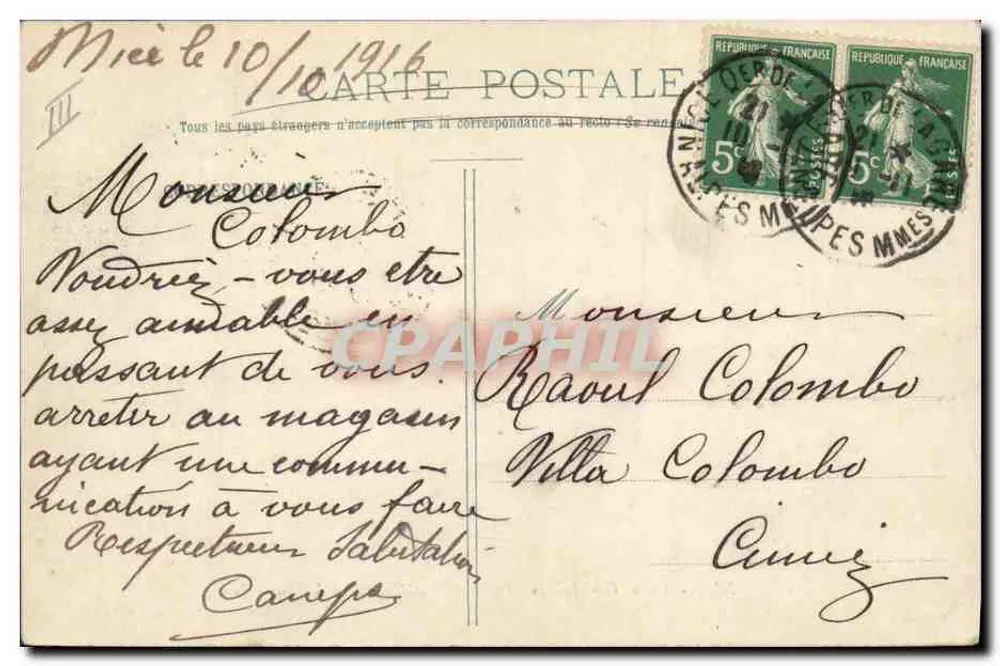 Der « Gaulois », Panzerkreuzer mit Turm — A. Bougault, Nr. 510 - Rückseite