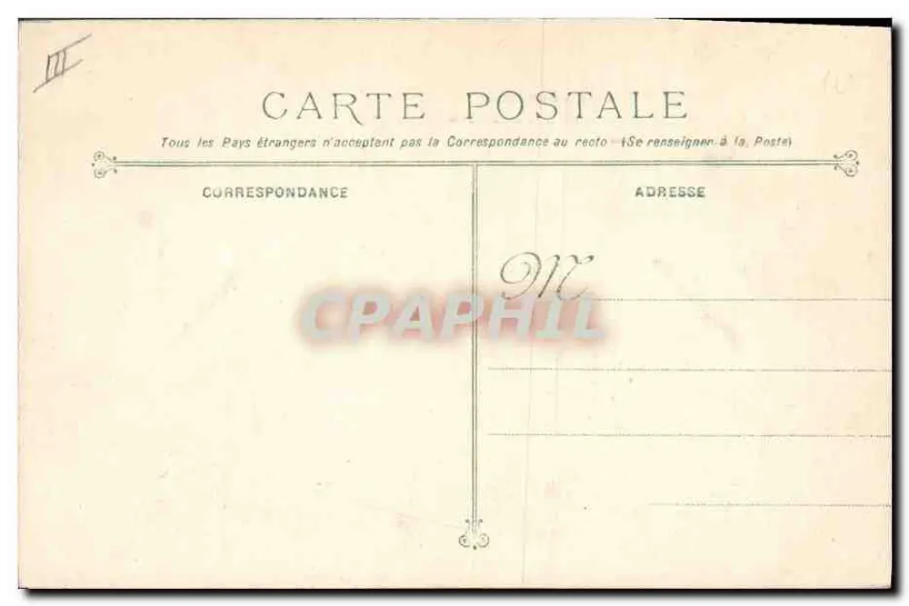 Panzerfrachter Gauleois — Französische Marine — Phototypie Marius Bar, Toulouse - Rückseite