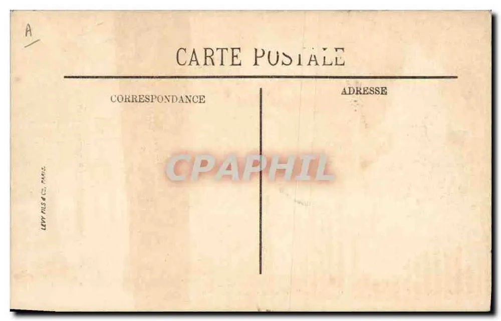 Brest — Le Château et le "Guichen" (Croiseur protégé) — LL. - Verso