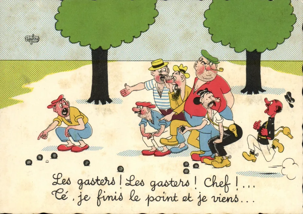 Les gasters ! — A. Dubout — Wydawnictwo Moulin, seria 33 A - Awers