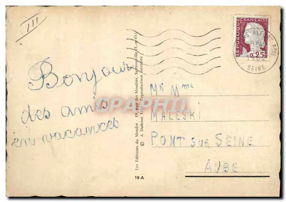 Pierre i Pani Hubou — Wiosna — Wydawnictwo Moulin - Rewers