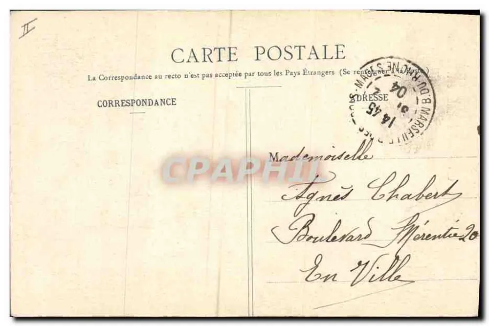 Saint Nicolas — Kind — Phototypie A. Bergeret & Cie, Nancy - Rückseite