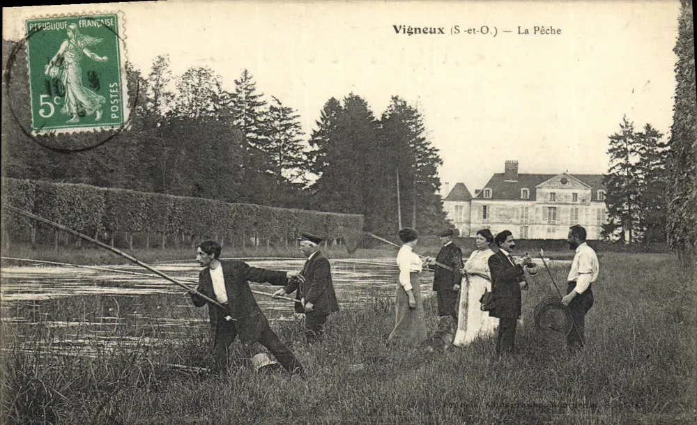 Vigneux (S.-et-O.) — A Pesca — Editor: P. P. P. (impressor) - Frente