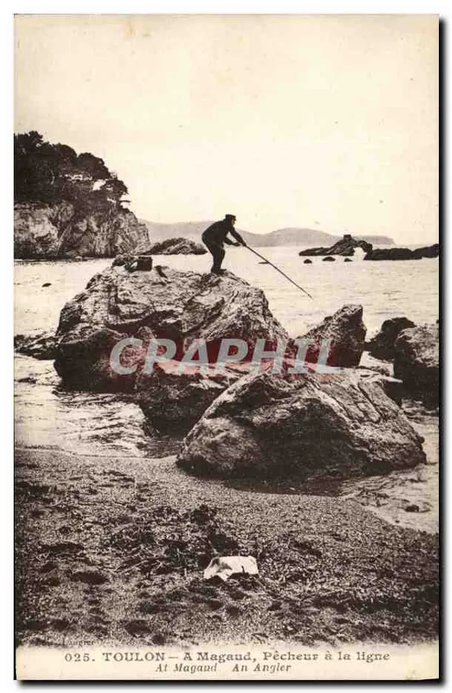 Toulon - An Magaud, Fischer mit Angelschnur — Laugier, n° 025 - Vorderseite