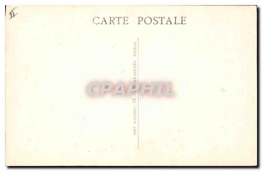 Toulon - An Magaud, Fischer mit Angelschnur — Laugier, n° 025 - Rückseite