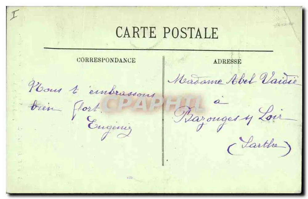 Ansicht von Argelès — Grabmal von St-Savin — LL - Rückseite