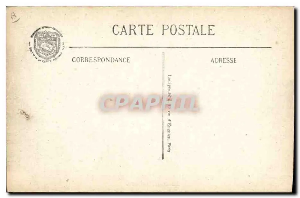 Trauerfeier des Generals Galliéni — Das Trauerzugswagen — Visé Paris n° 1006 - Rückseite