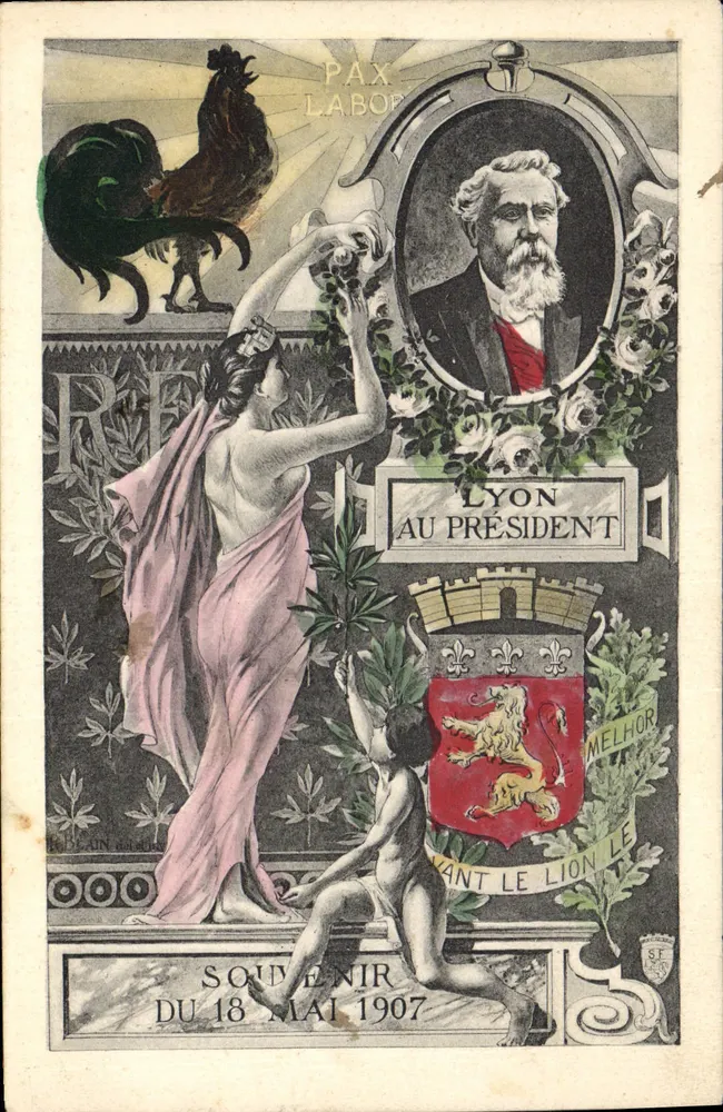 Lyon zum Präsidenten — Erinnerung an den 18. Mai 1907 — Melhor - Vorderseite