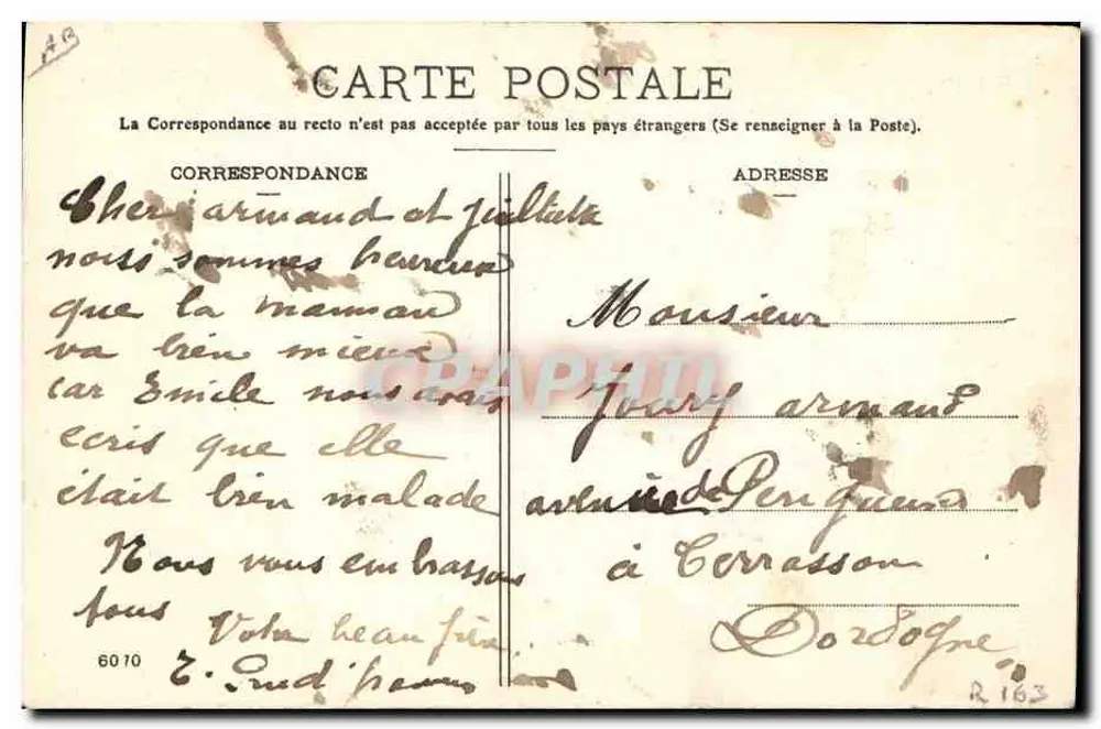Lyon zum Präsidenten — Erinnerung an den 18. Mai 1907 — Melhor - Rückseite