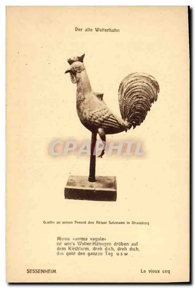 Metallenes Huhn — Sessenheim — Verlag Hélias - Vorderseite