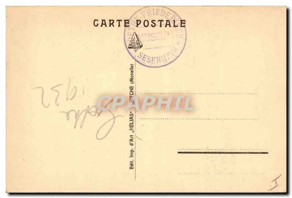 Metallenes Huhn — Sessenheim — Verlag Hélias - Rückseite