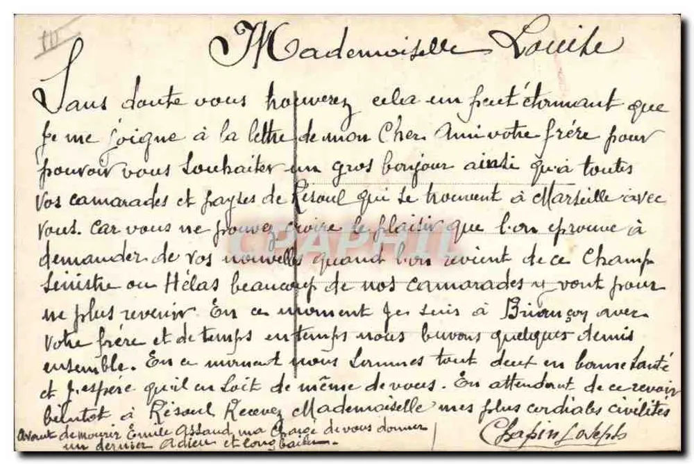 Ehre und Hingabe — Verwundeter Soldat, unterstützt von einer Krankenschwester — Verlag JK* n° 9310 - Rückseite