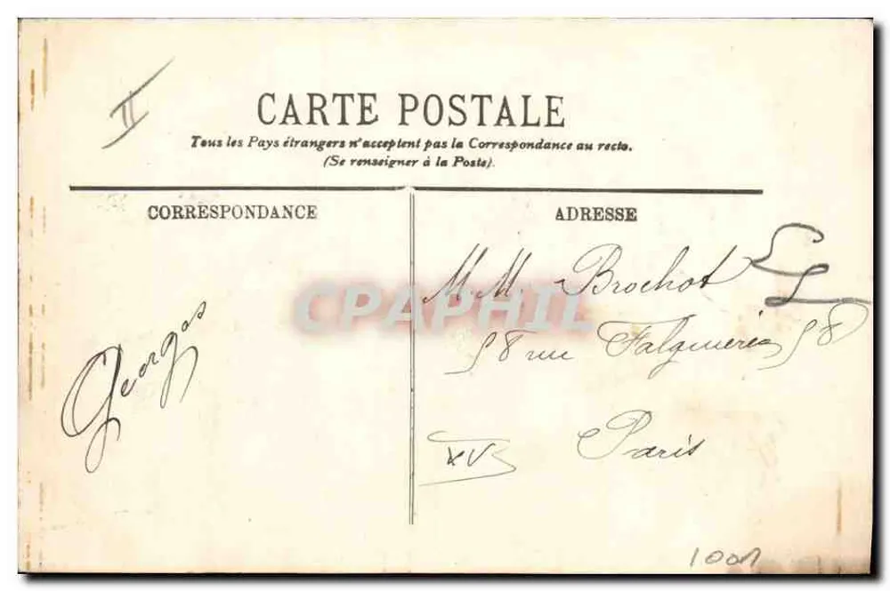 Marinha de guerra — A "Gloire" (Cruzador-Navio de Batalha) — LL. — Editor LL, n° 124 - Verso