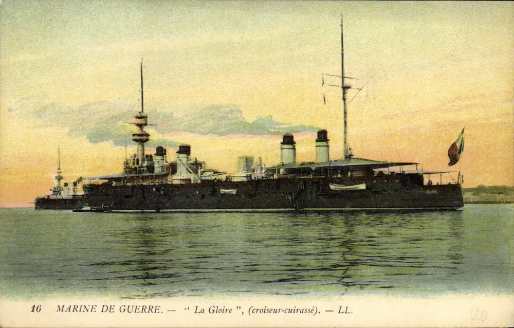 Marinekräfte — "La Gloire", Panzerkreuzer — LL. — Nr. 16 - Vorderseite