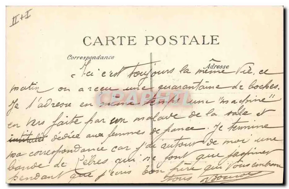 Marine Nationale — "Gaulois" Schlachtkreuzer, 11.208 Tonnen — Verleger ELD - Rückseite