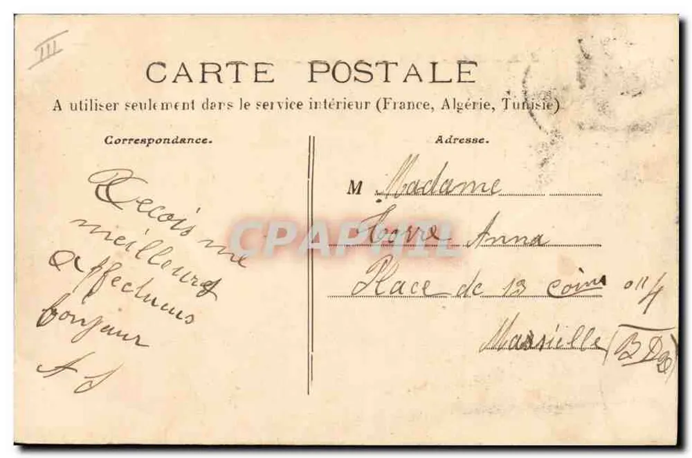 Französisches Kriegsschiff — « Gaulois », Schlachtschiff — Sammlung A. Gurbet - Rückseite