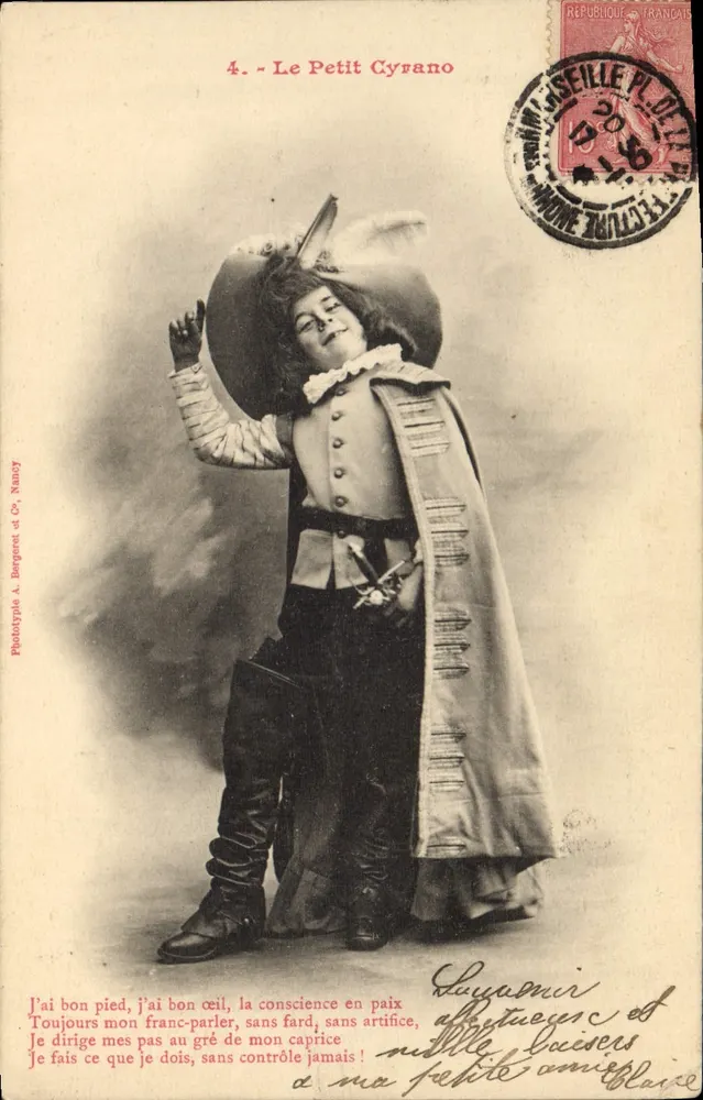 Le Petit Cyrano — Phototypie A. Bergeret & Cie, Nancy — n°4 - Recto