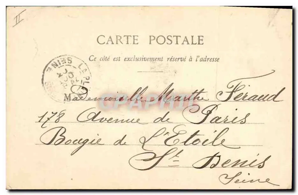 Le Petit Cyran — Phototypie A. Margueret et Cie — Mamy - Rückseite