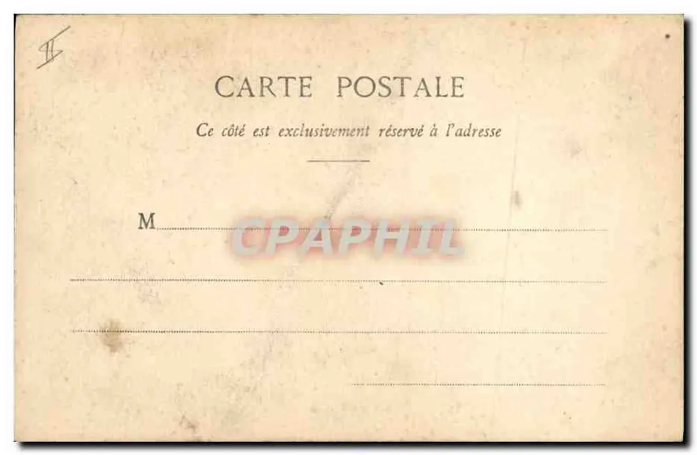 Rotkäppchen — Märchenszene — Phototypie A Bergeret et Cie, Nancy - Rückseite