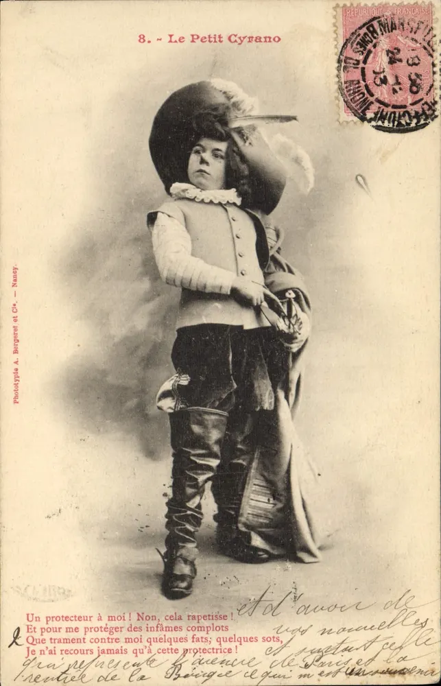 Le Petit Cyrano — Phototypie A. Burguet et Cie, Nancy — n°8 - Vorderseite