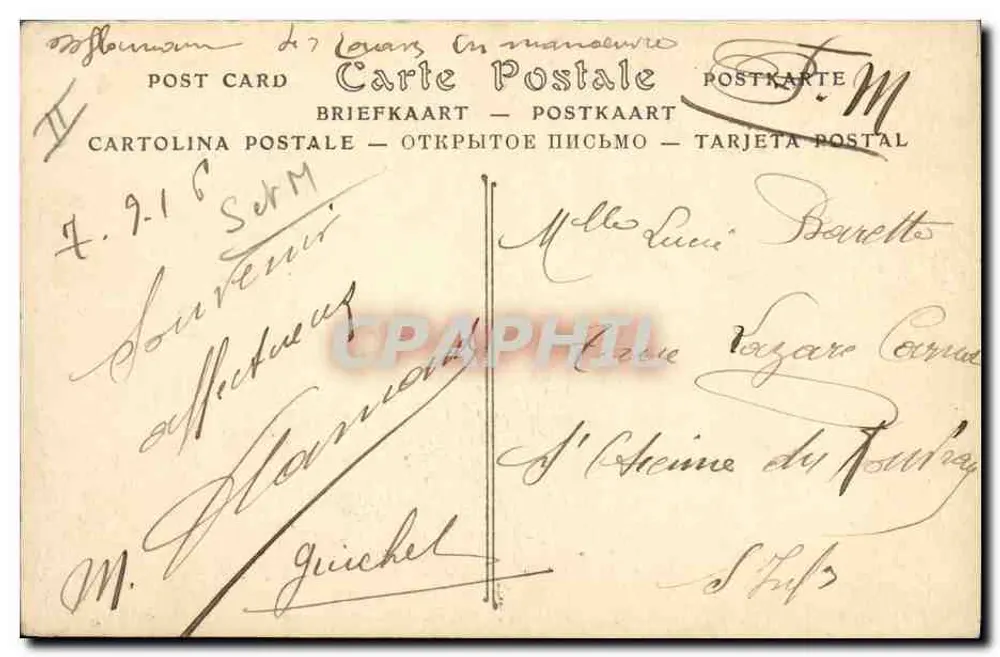 Vairés-Torcy — Ein Stück Fischerei — ND. Phot - Rückseite