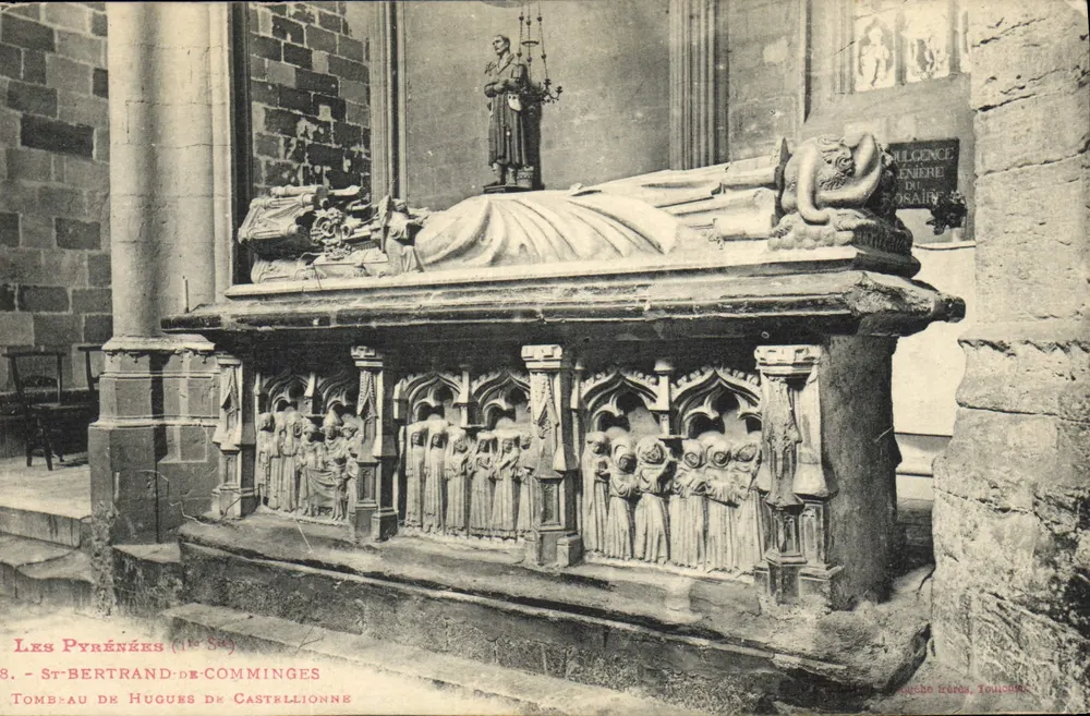 St-Bertrand-de-Comminges — Grab von Hugues de Castellionne — Verlag: Frères Toulouse - Vorderseite