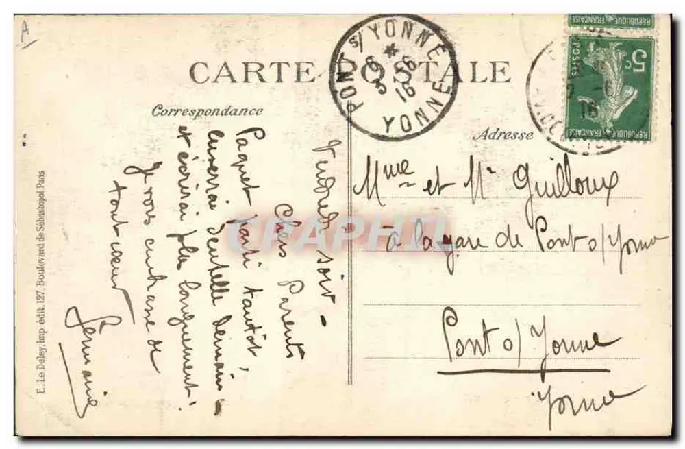 Trauerfeier des Generals Gallieni (1. Juni 1916) — Das Schlachtpferd des Generals - Rückseite