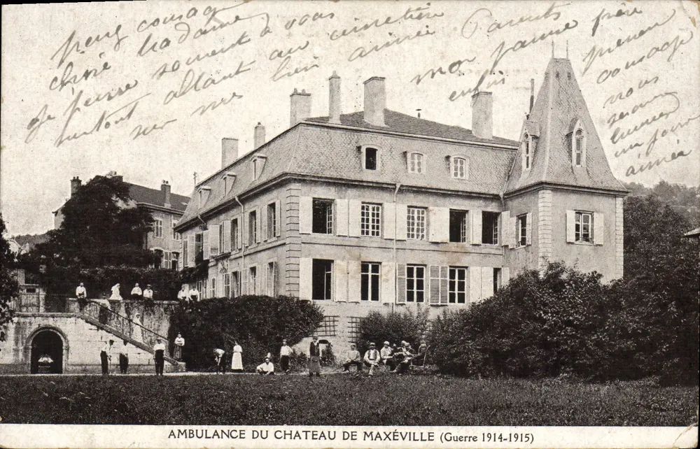 Ambulanz des Schlosses Maxéville — Krieg 1914-1915 — Verlag Nancy-Paris, Druckerei Berger-Levrault - Vorderseite