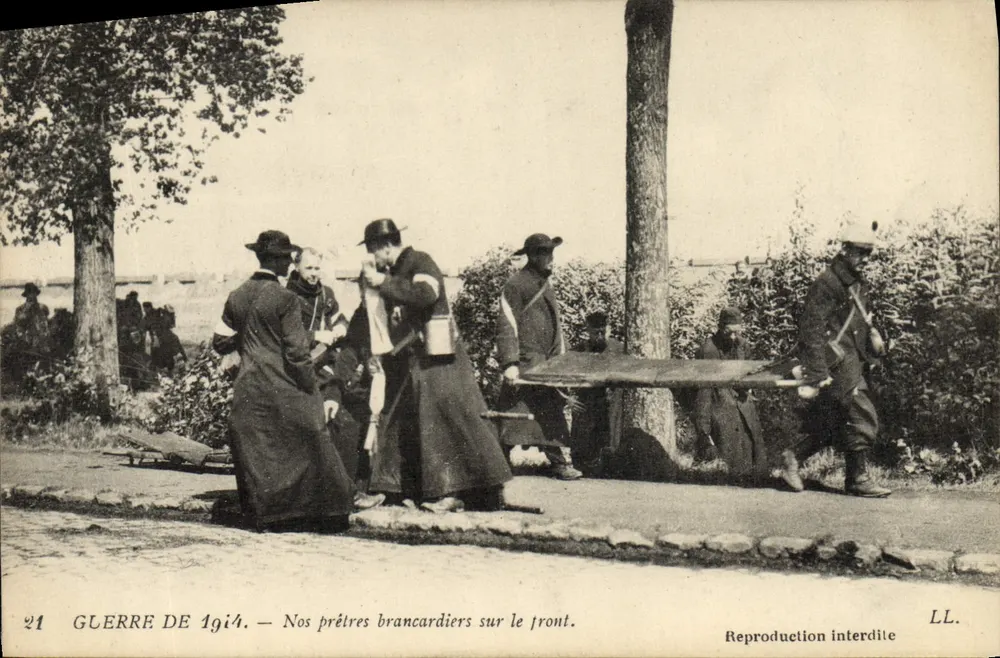 Krieg von 1914 — Unsere Trägerbrüder auf dem Front — LL. - Vorderseite