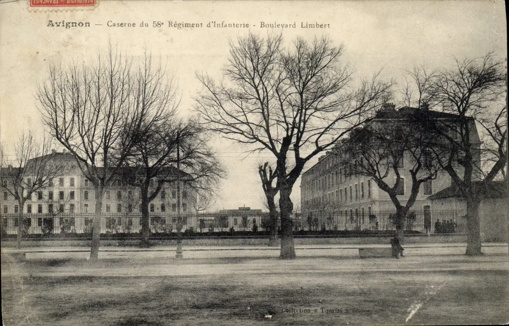Avignon — Kasernen des 58. Infanterieregiments — Boulevard Limbert — Tourist Collection - Vorderseite