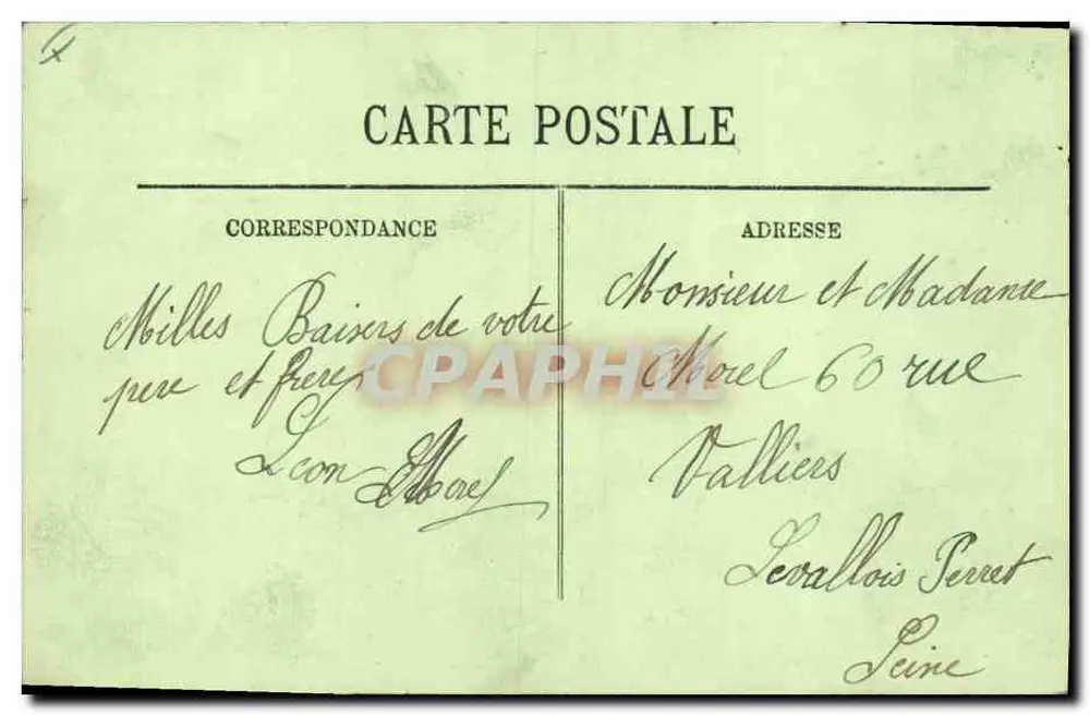 Calais — O "Guichen" no Cais — LL. - Verso