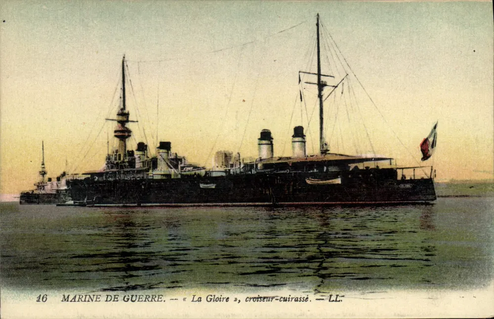 Marine — « La Gloire », Panzerkreuzer — LL. — Nr. 16 - Vorderseite