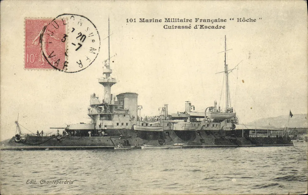 Cruzeiro de escadra "Hôche" — Marinha Militar Francesa — Edit. Chanteperdrix - Frente