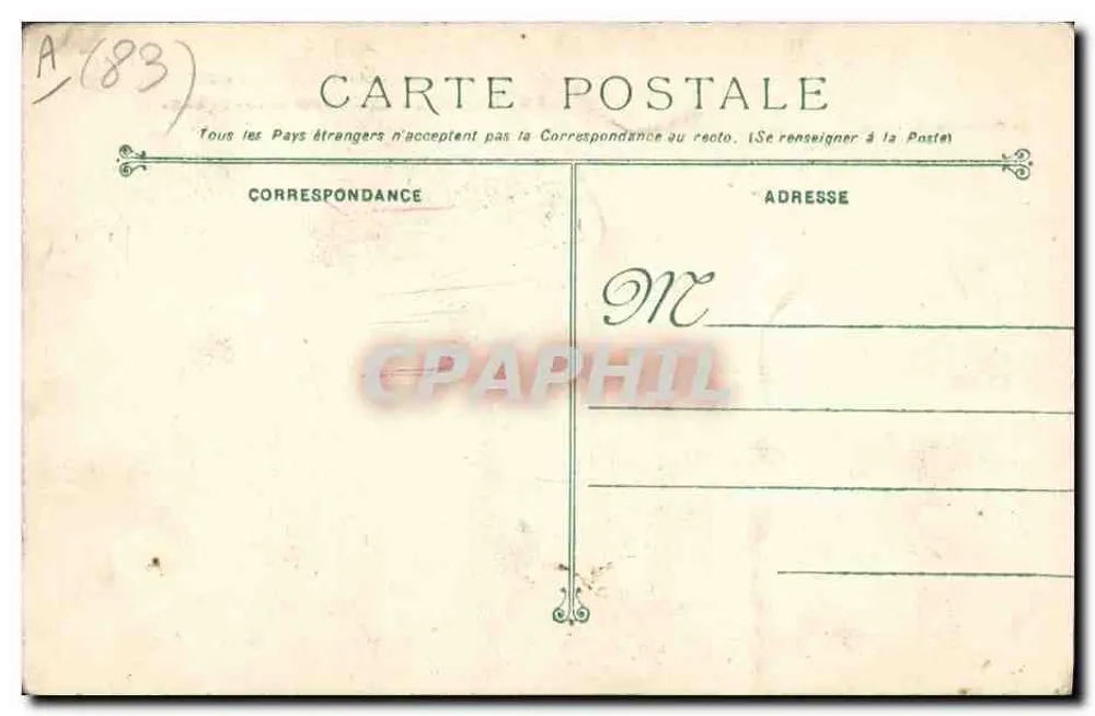 Bateau de guerre français — 28 HOCHÉ — Cuirassé à tourelles — Phototypie Marius Bar — Toulon - Verso