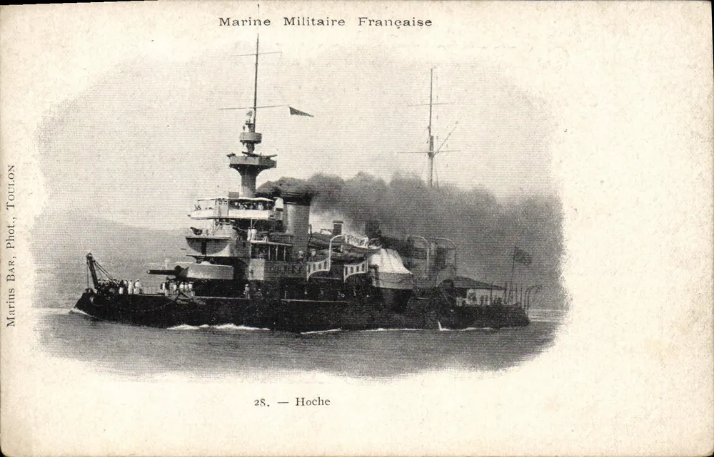 Navio de guerra — Marinha Militar Francesa — Marius Bar, Fot. Toulon, n°28 - Frente
