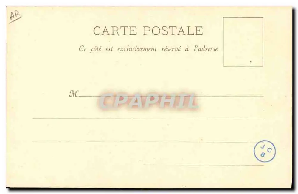O "Hoche" — navio militar — Coleção R. Grandjean - Fototipia A. Bergeron et Cie, Nancy - Verso