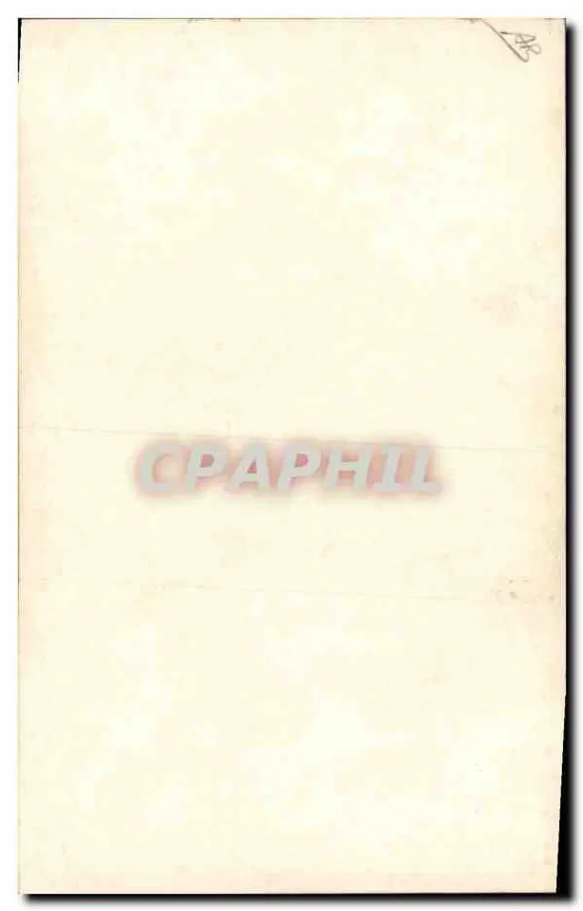 Retrato de homem sorridente — chapéu de palha com faixa preta — sem editor ou número visível - Verso