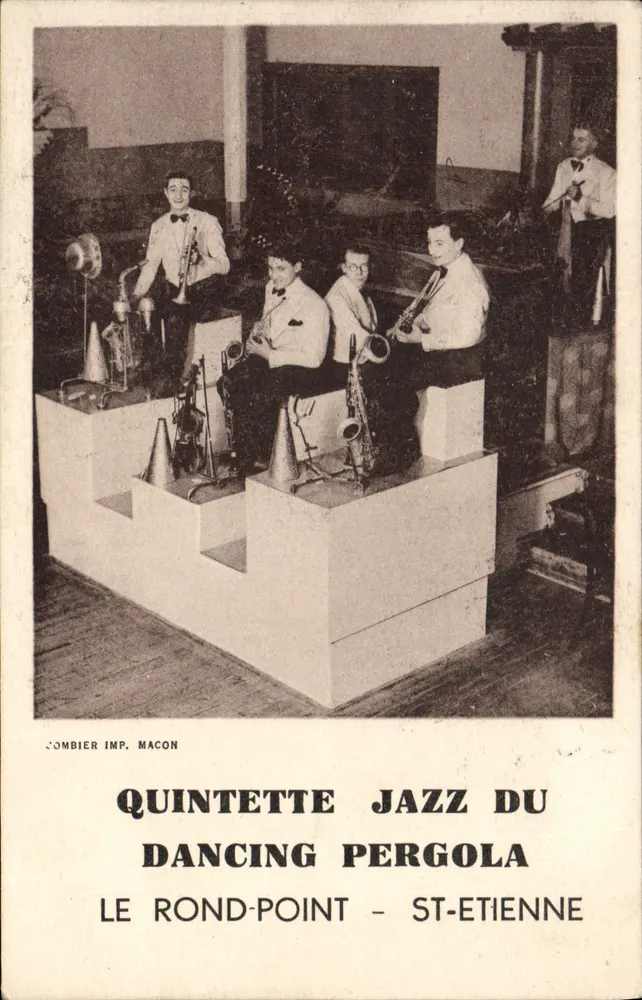 Quintette Jazz du Dancing Pergola — Der Rundpunkt — Saint-Étienne — Jombier Imp. Macon - Vorderseite
