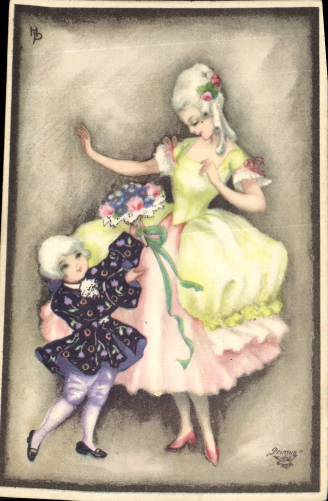 Tanz der Belle Époque — Primus — Verlag Primus Pastella, Nr. 2096 - Vorderseite