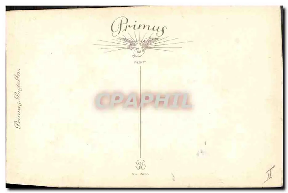Tanz der Belle Époque — Primus — Verlag Primus Pastella, Nr. 2096 - Rückseite