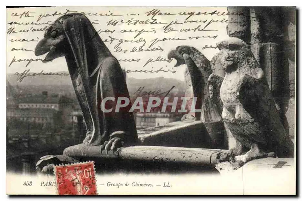 Paris — Gruppe von Chimères — LL. - Vorderseite