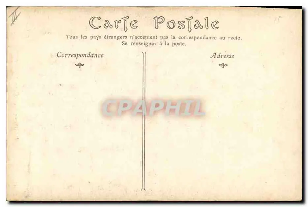 Paris — Notre-Dame, Chimère — Verlag Chohen, Nr. 1186 - Rückseite