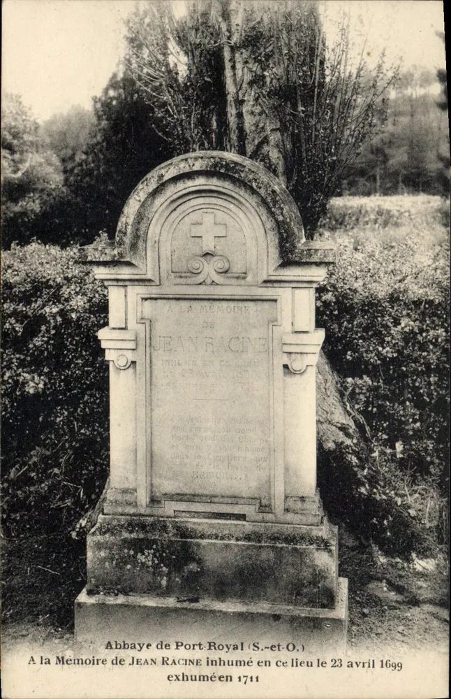 Grab von Jean Racine — Abtei Port-Royal (S.-et-O.) — Union Phototypique Parisienne - Vorderseite