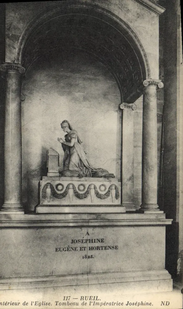 Innenansicht der Kirche — Grab der Kaiserin Joséphine — Rueil — n°117 - Vorderseite
