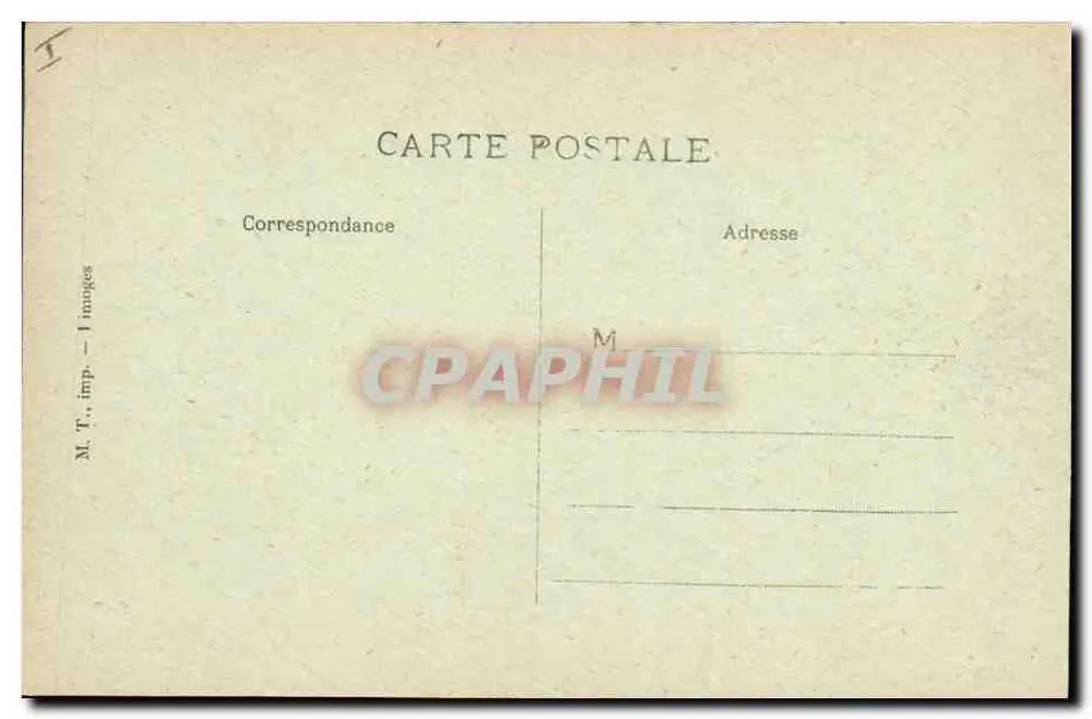 Grabmal von Hugues de Castillon — Verlag M.T. imp. - I images, n° 285 - Rückseite