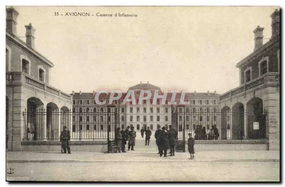Avignon - Quartel de Infantaria — n° 33 — editor não identificado - Frente