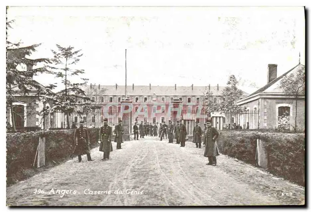 Angers - Kasernen des Ingenieurkorps — Verlag C.V. ECA, Nr. 296 - Vorderseite
