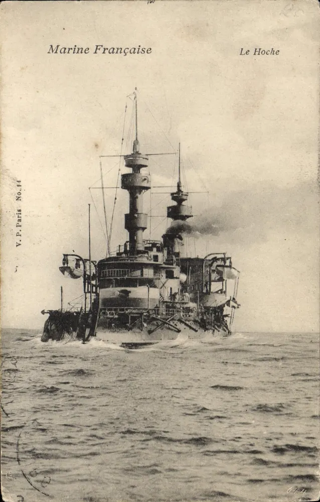 Le Hoche — Cruizer da Marinha Francesa — V.P. Paris No.14 - Frente