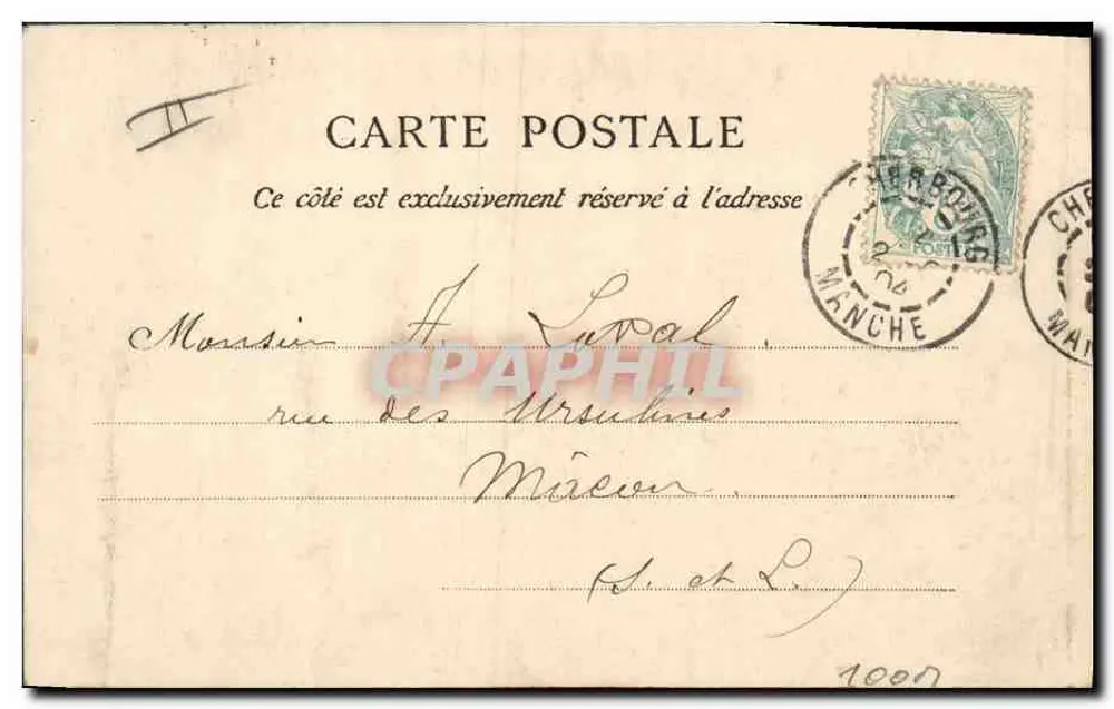 O "Henri IV" — Navio de guerra — G.F. Chevroux, St-Malo, 69 - Verso